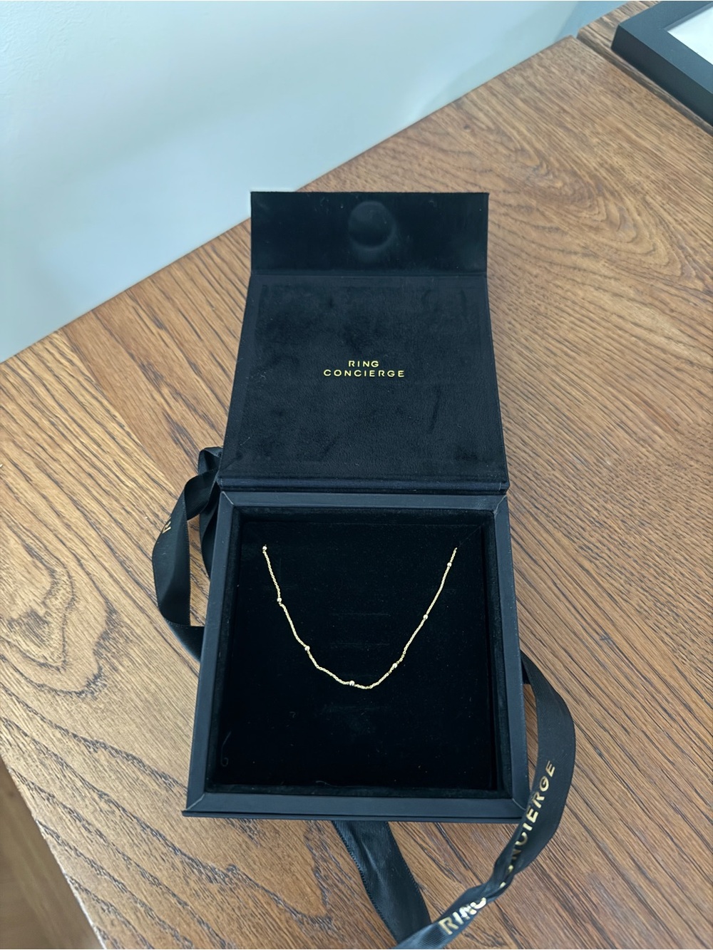 Ring Concierge Saturn Chain Anklet NWOT